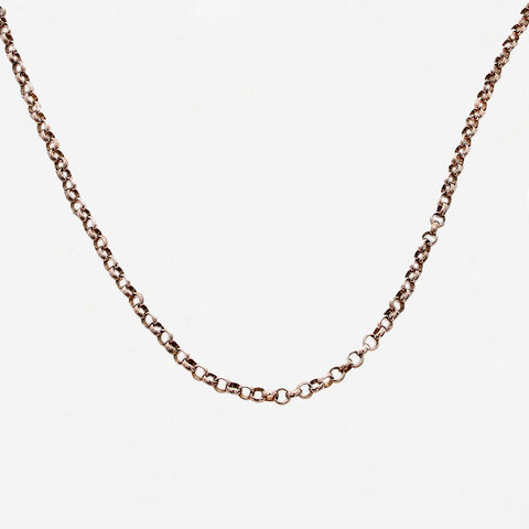 9ct Rose Gold Belcher Chain 23" - Secondhand