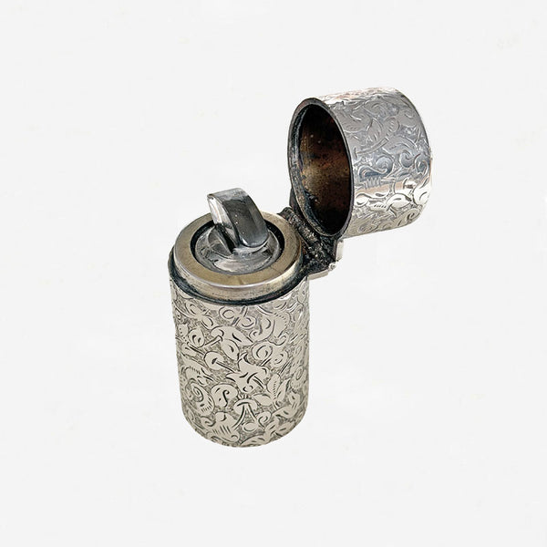 Victorian Silver Scent Bottle in Box - Secondhand