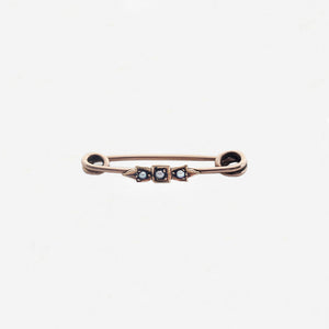 Victorian 9ct Yellow Gold Seed Pearl Bar Brooch