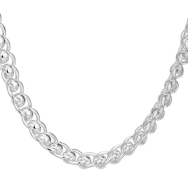 Sterling Silver Handmade Rollerball Chain