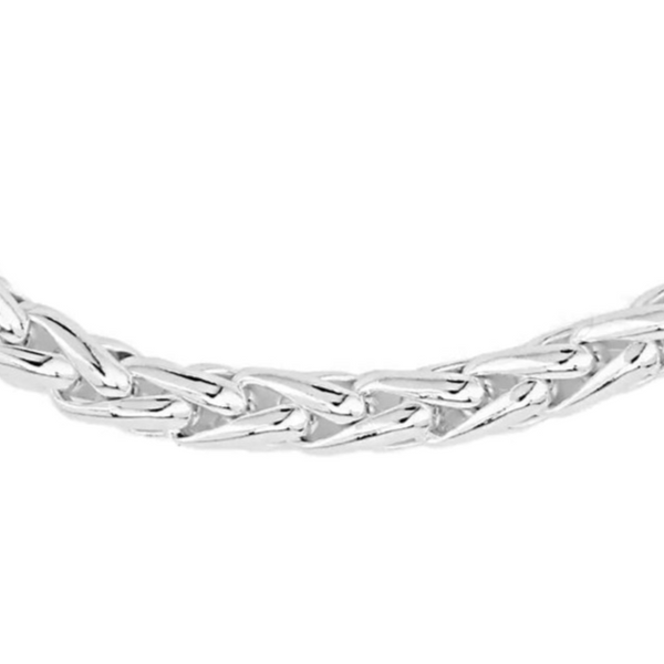 Sterling Silver Handmade Spiga Link Chain