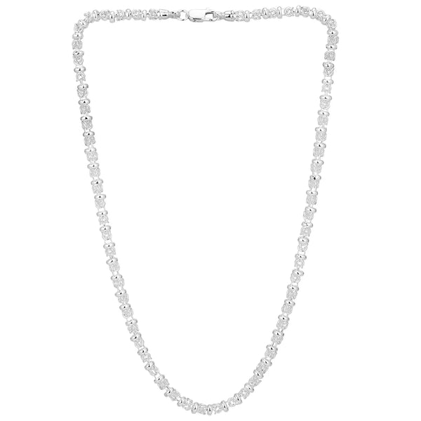Sterling Silver Handmade Byzantine Link Chain