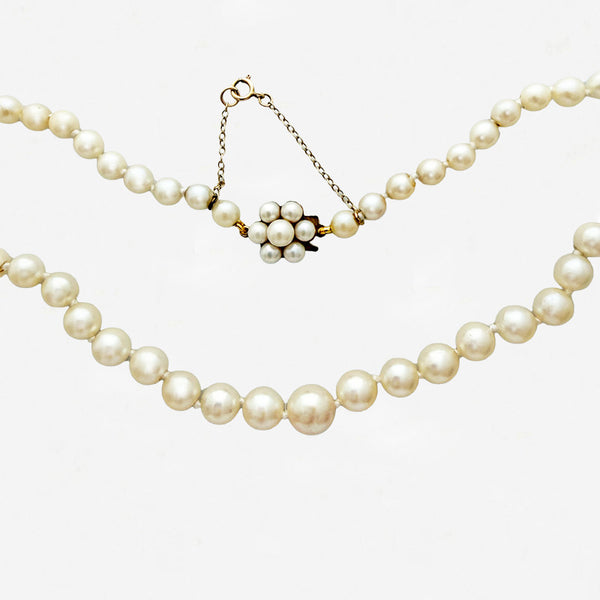 Cultured Pearl Necklace With Clasp - Secondhand