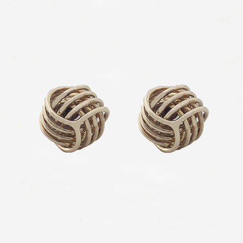 9ct Gold Knot Earrings - Secondhand