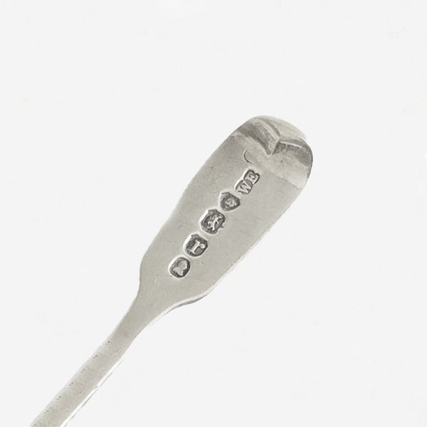 William IV Silver Salt Spoon, London 1832 - Secondhand