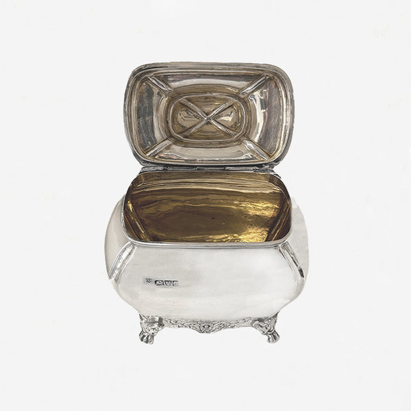 Silver Tea Caddy London 1905 - Secondhand