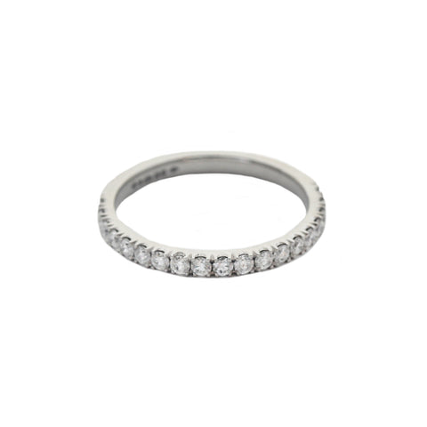 Diamond Half Eternity Ring in Platinum