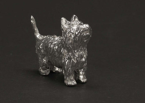 Sterling Silver West Highland Terrier Dog Figure