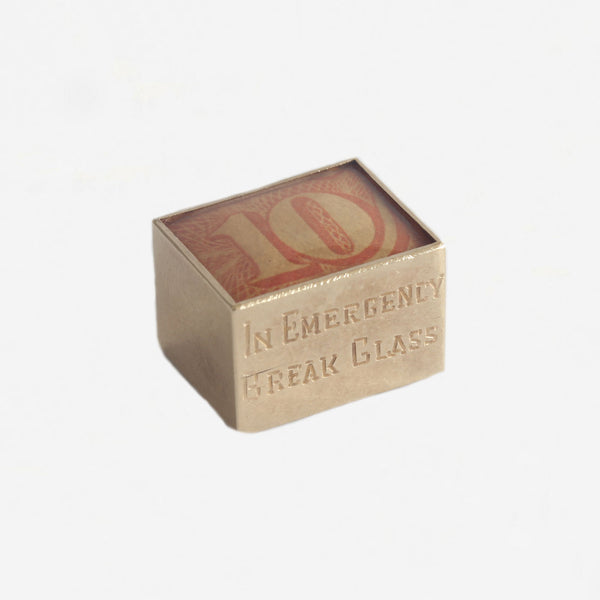 9ct Gold 10 Shilling Note Vintage Charm - Secondhand