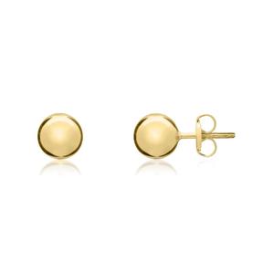 9ct Yellow Gold 5mm Ball Stud Earrings