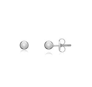 9ct White Gold 3mm Ball Stud Earrings