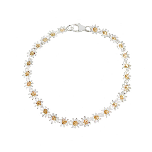 Silver Daisy Chain Bracelet