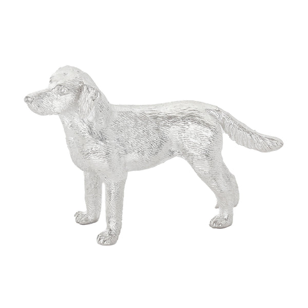 Sterling Silver Labrador Dog Figure