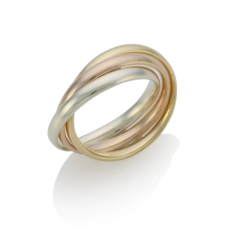 Handmade 9ct Gold Russian Wedding Ring 2.00mm