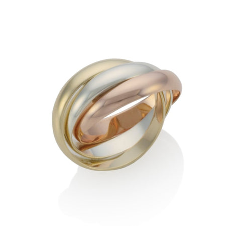 Handmade 9ct Gold Russian Wedding Ring 3.00mm