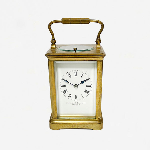 Bracher & Sydenham Victorian Carriage Clock - Secondhand