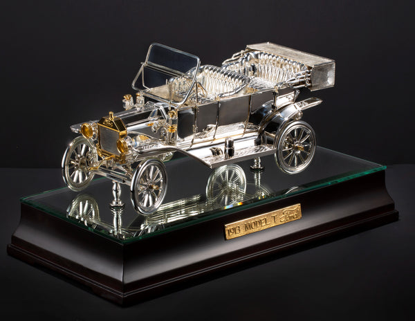 Silver Model T Ford by Comyns Silver