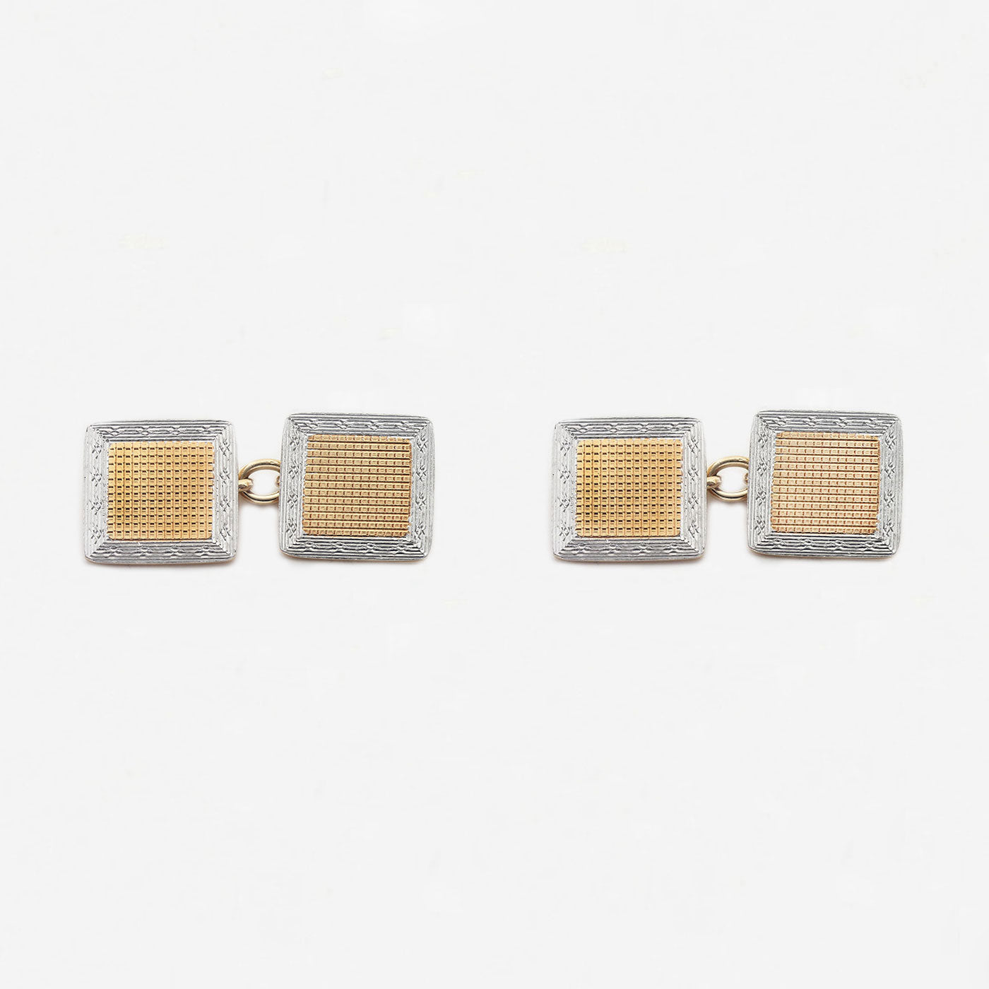 18ct Gold & Platinum Cufflinks - Secondhand