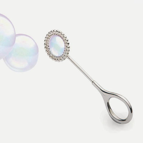 a sterling silver bubble blower for a child available at marston barrett in lewes