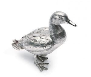 Sterling Silver Mallard Duck Figure