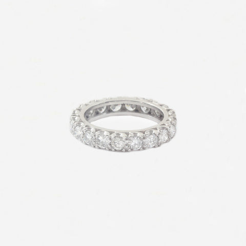 Diamond Full Eternity Ring in 18ct White Gold - Secondhand