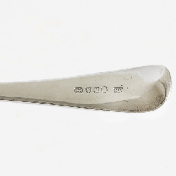 a fine quality solid silver basting spoon George the third