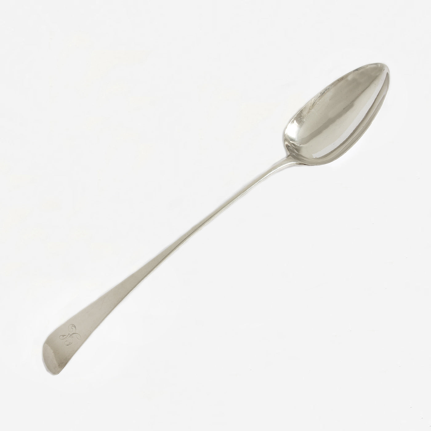 a George III silver basting spoon dated 1795