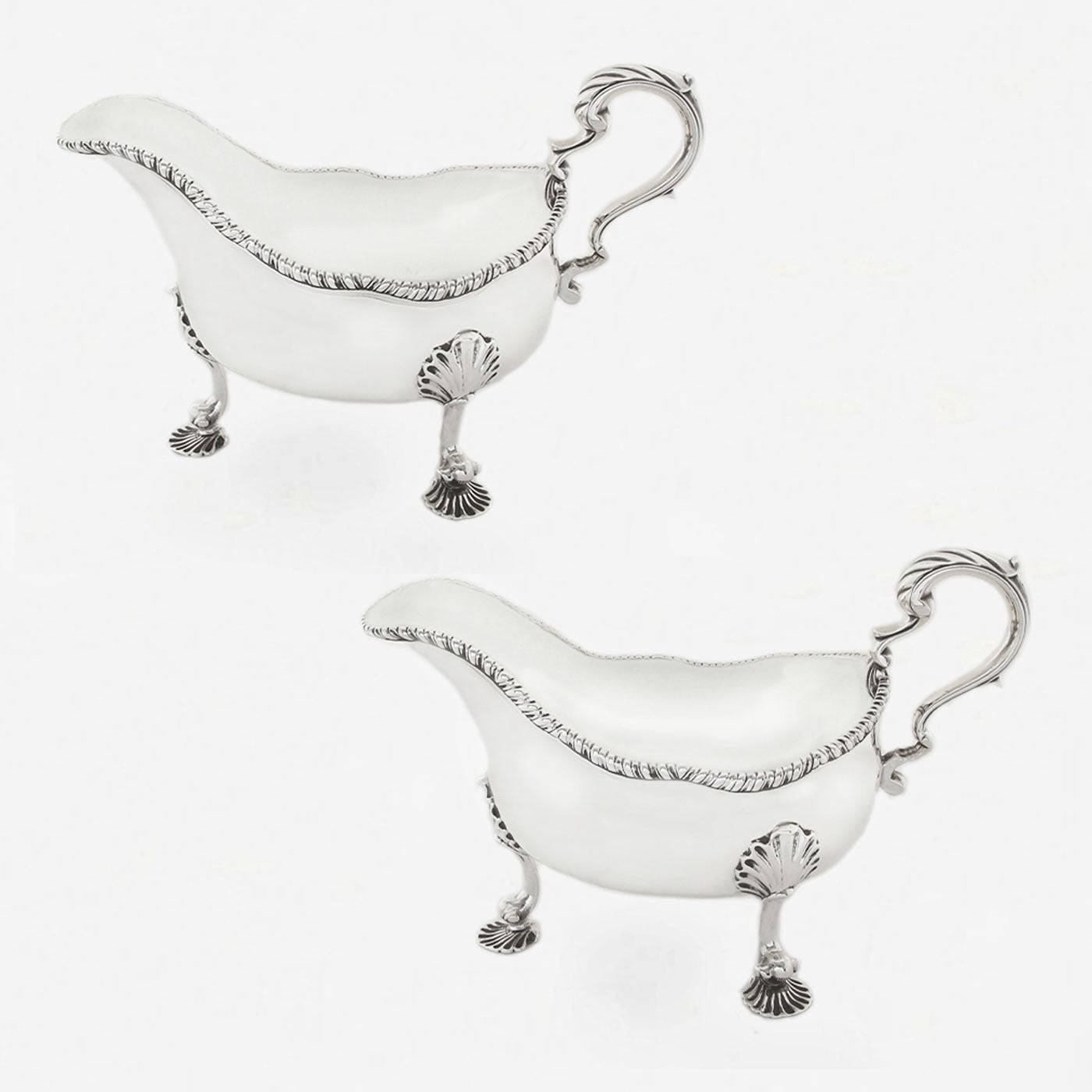 George III Pair of Silver Sauce Boats - Secondhand