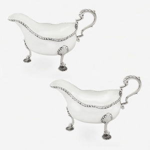 George III Pair of Silver Sauce Boats - Secondhand