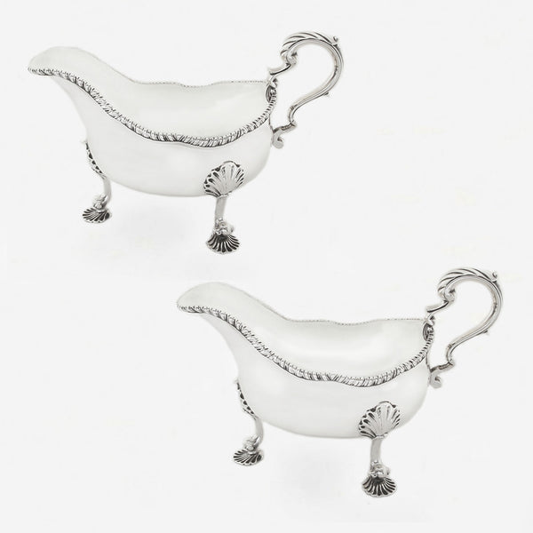 George III Pair of Silver Sauce Boats - Secondhand