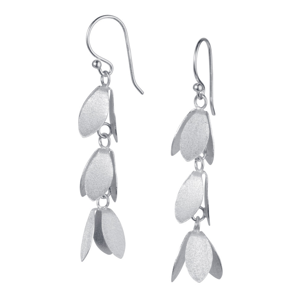 catkin silver earrings by christin ranger