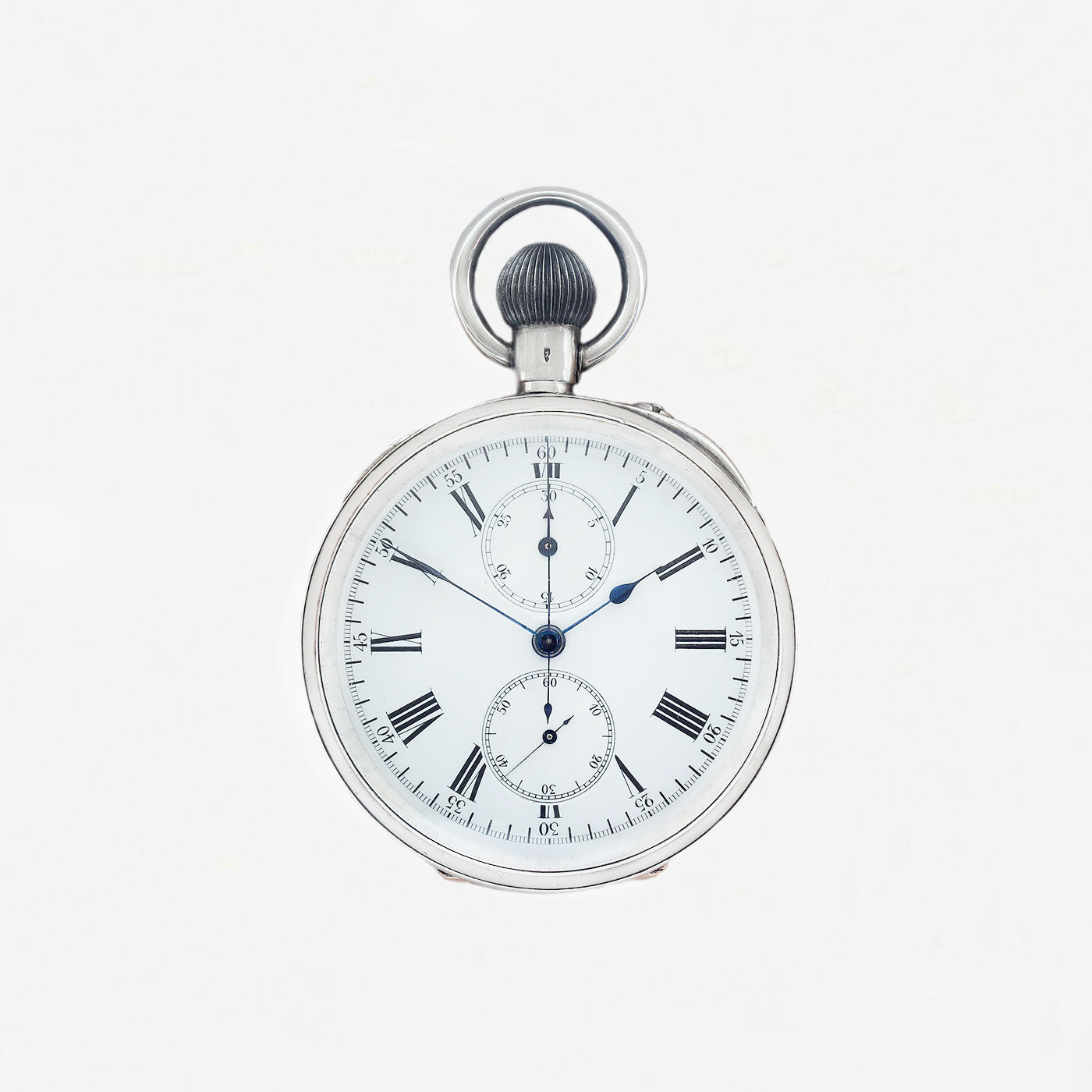 Longines Open Faced Silver Pocket Watch - Secondhand