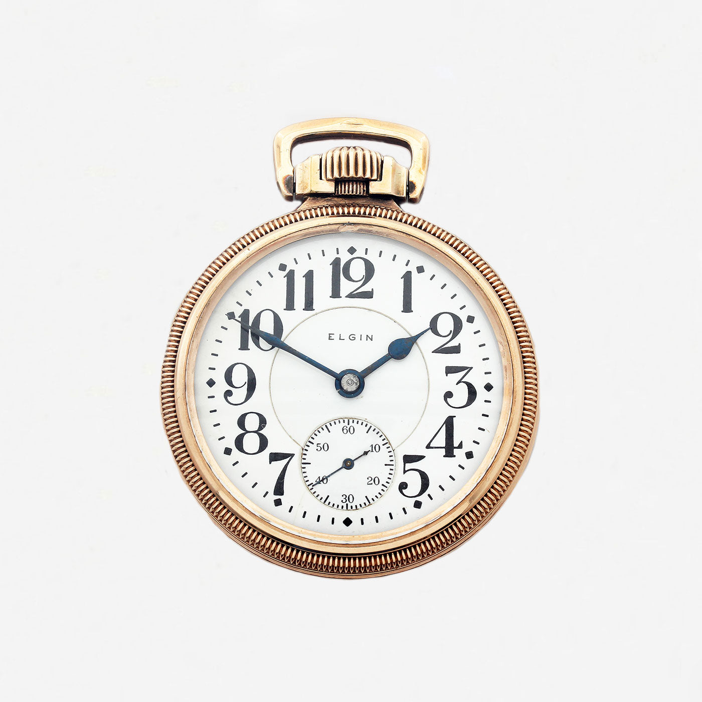 Elgin Railroad Pocket Watch Circa 1916 Secondhand – Marston