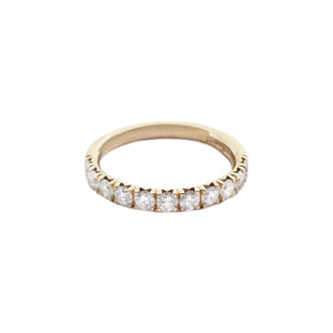 Diamond Half Eternity Ring in 18ct Yellow Gold