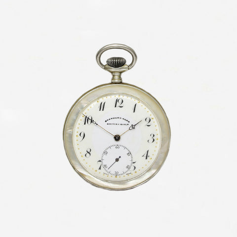 Standard Cars Unusual Pocket Watch With Mother of Pearl Case - Secondhand