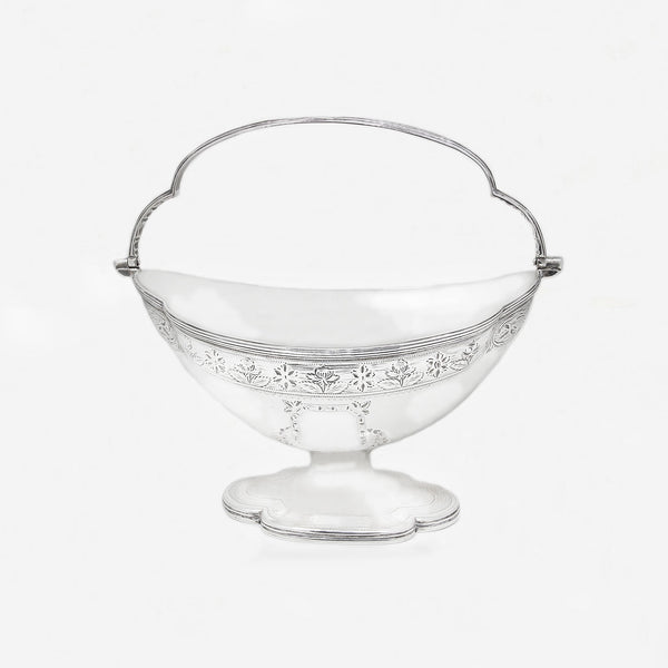 A George III Swing Handled Sugar Basket - Secondhand