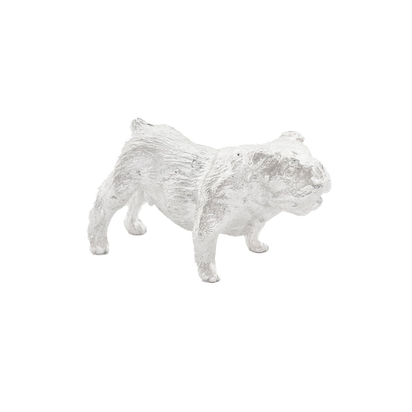 Sterling Silver English Bulldog Figure