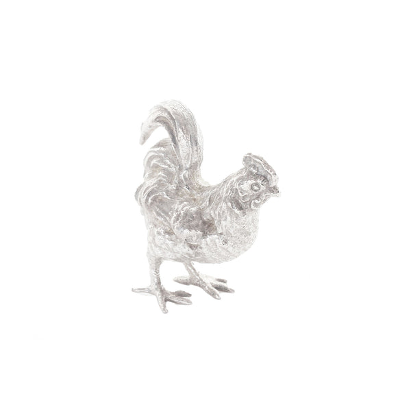 Sterling Silver Cockerel Figure