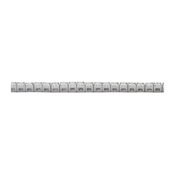 Diamond (0.86ct) Tennis Bracelet in 18ct White Gold