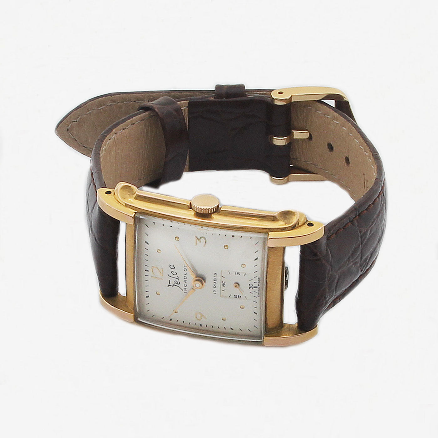 Felca Gold Plated Watch Circa 1950 s Secondhand Marston Barrett Limited