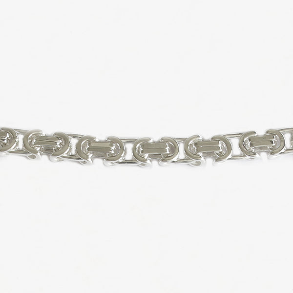 silver link chain modern 