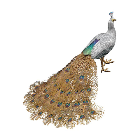 Silver Peacock Figure by Comyns Silver