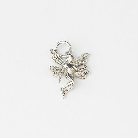 silver fairy charm with traditional fitting
